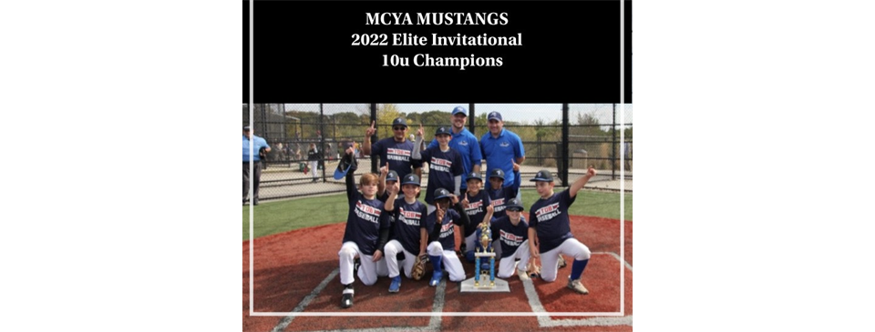 Mustangs 2022 10u Champions